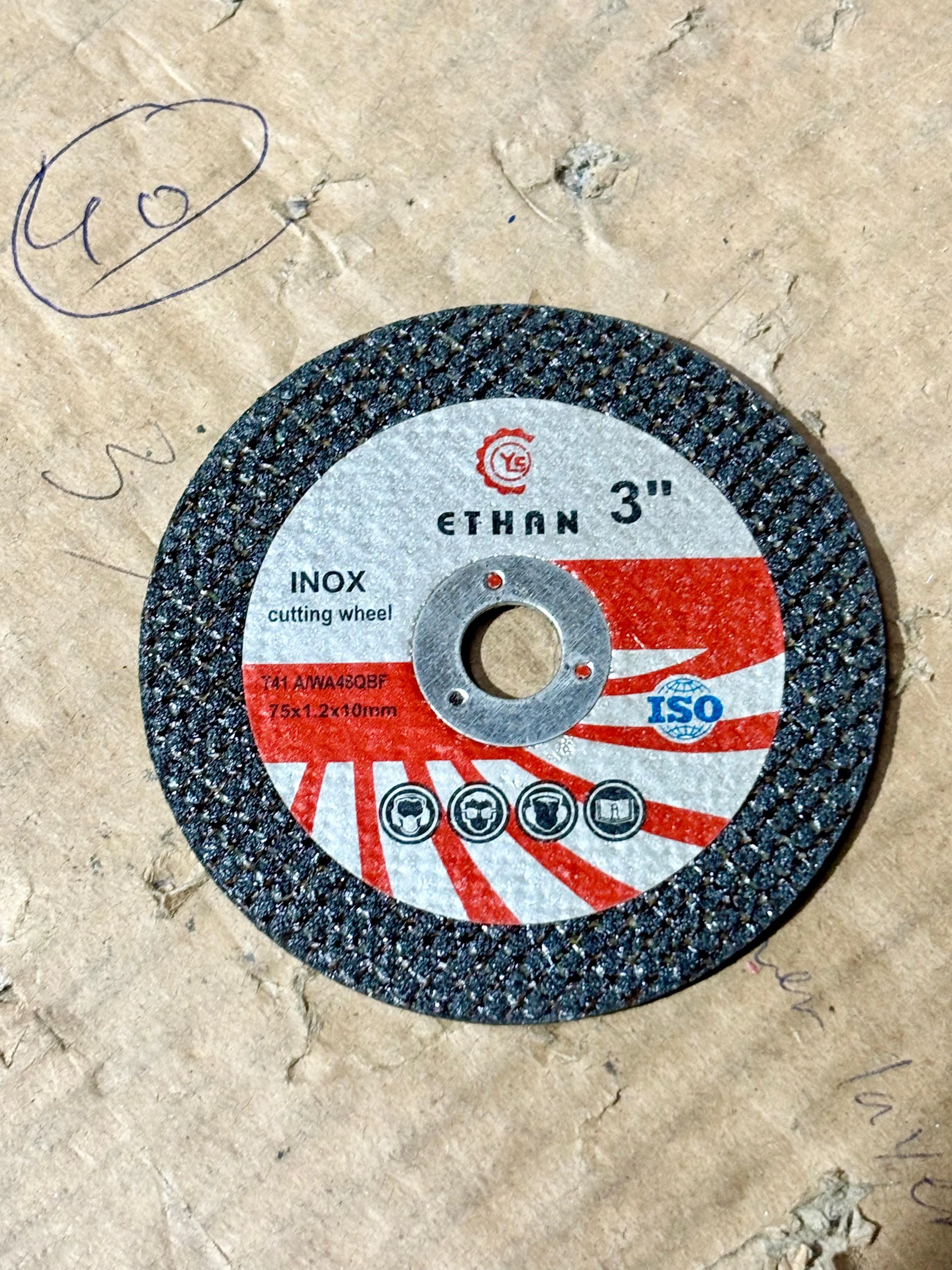 3 Cutting Disc 1.2X10MM  | Model: CD-YM03