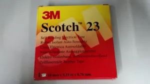 3M Scotch 23 Rubbing Splicing Tape 3/4 X 30Ft | Model : 3M-S23