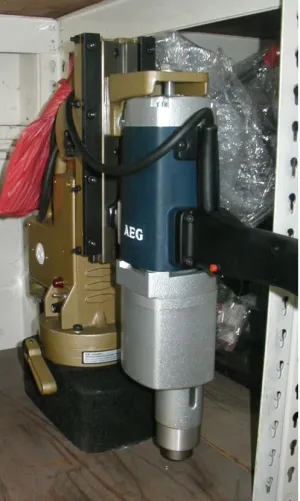 AEG 1050W Magnectic Drill W/Stand MT800 | Model : AEG-B4-1050
