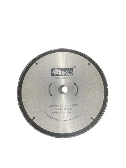 Aiko 10 Aluminium Saw Blade 255*25.4*120T | Model : SBA-A255120T
