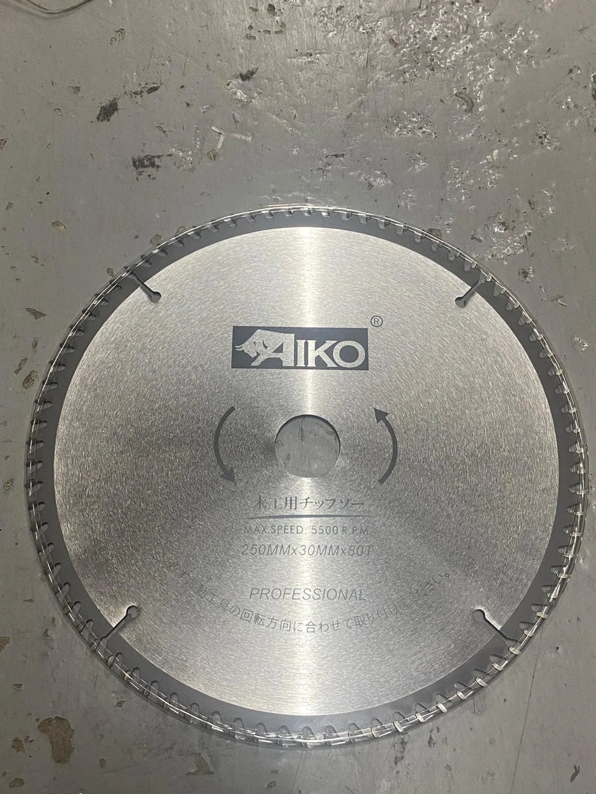 Aiko 10 Wood Saw Blade Professional 255*25.4*80T | Model : SBA-W25580T