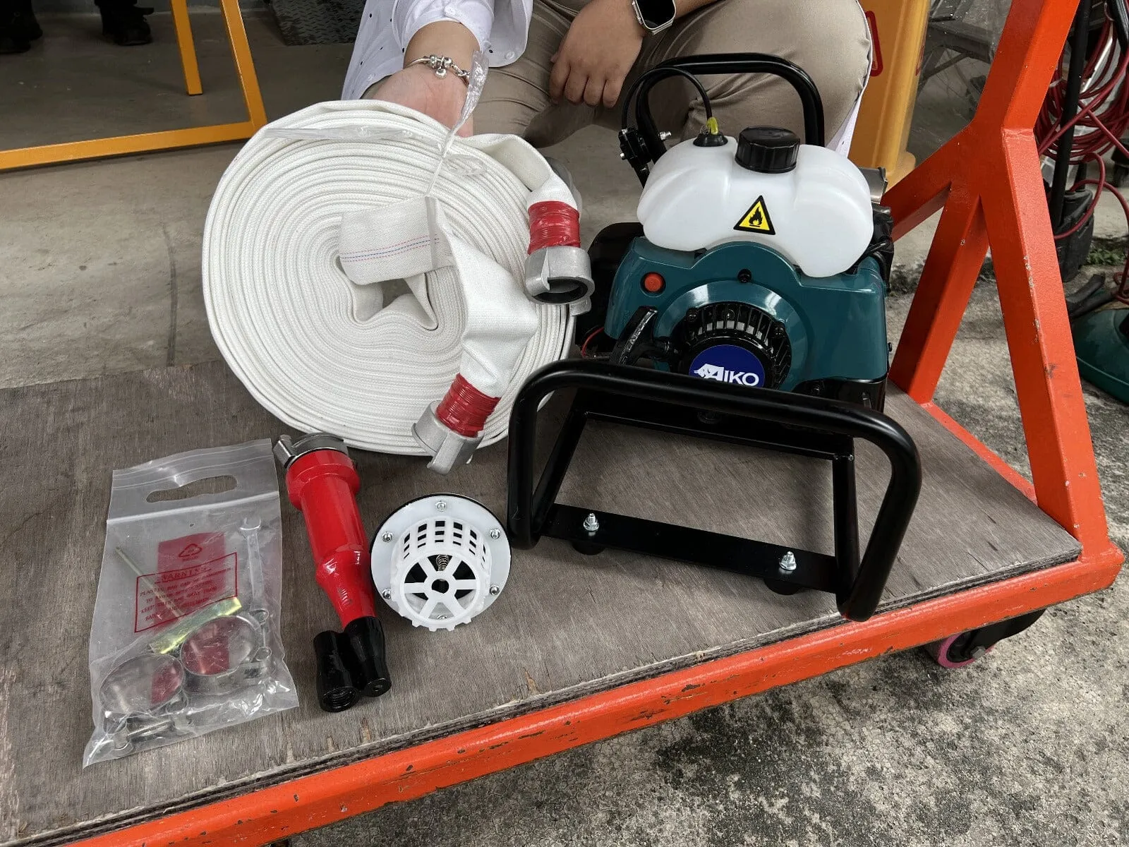 AIKO 100G 2-Stroke Petrol Portable Fire Fighting Water Pump | Model : WP-100G