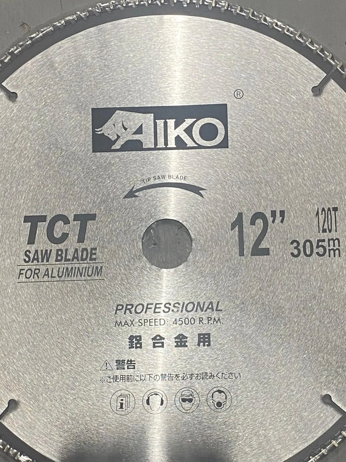 Aiko 12 Aluminium TCT Saw Blade 305*30*120T | Model : SBA-A305120T