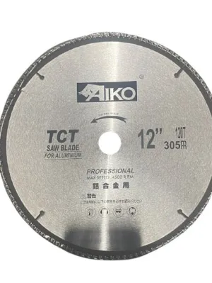 Aiko 12 Aluminium TCT Saw Blade 305*30*120T | Model : SBA-A305120T
