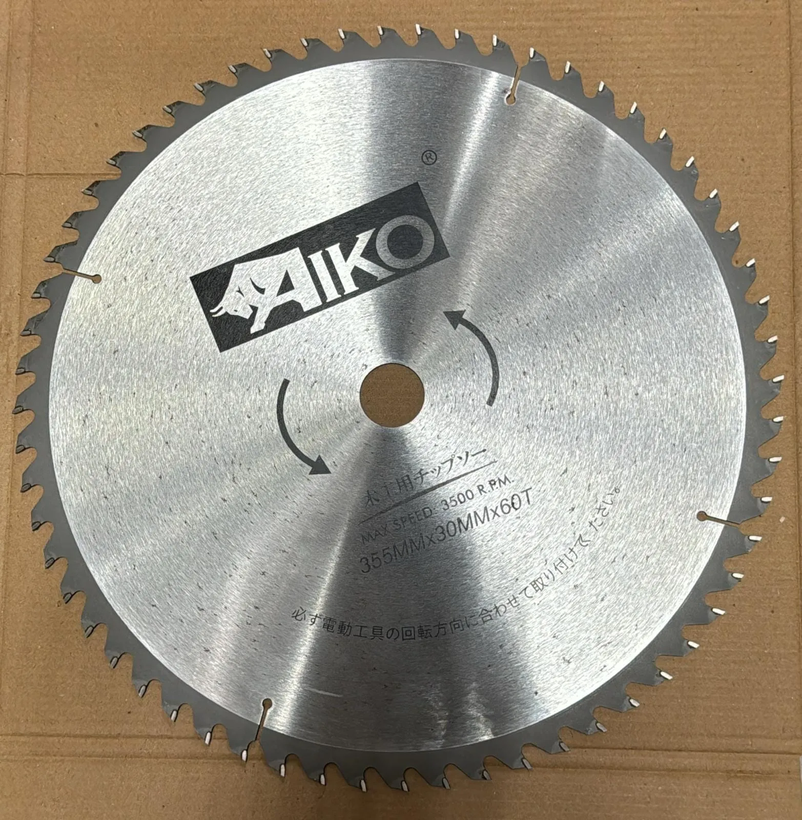Aiko 14 355*30*60T Wood Sawblade | Model: SBA-W35560T