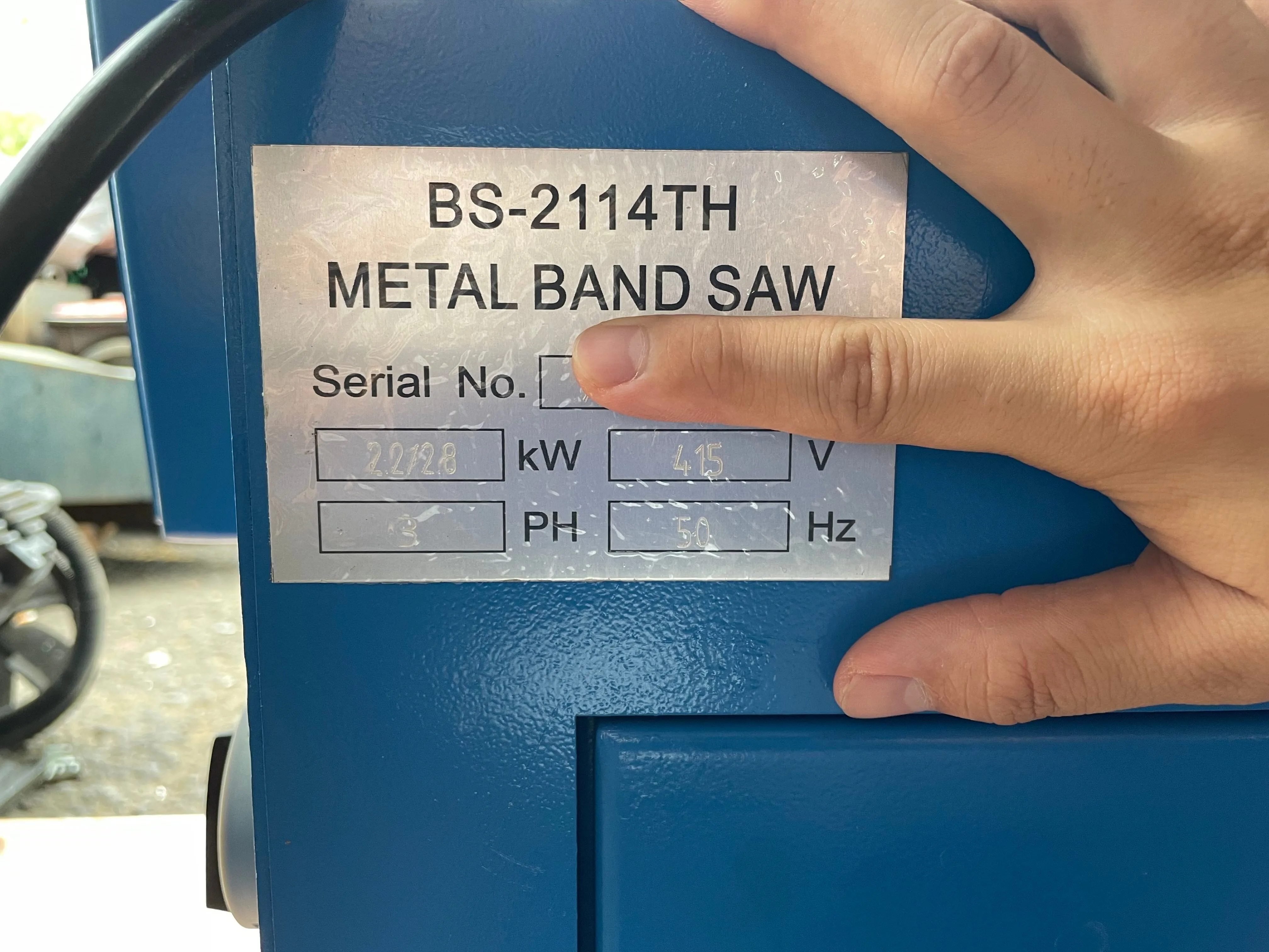 Aiko 16 415V. 50Hz Automatic Metal Cutting Bandsaw Machine | Model : BSM-BS2114TH