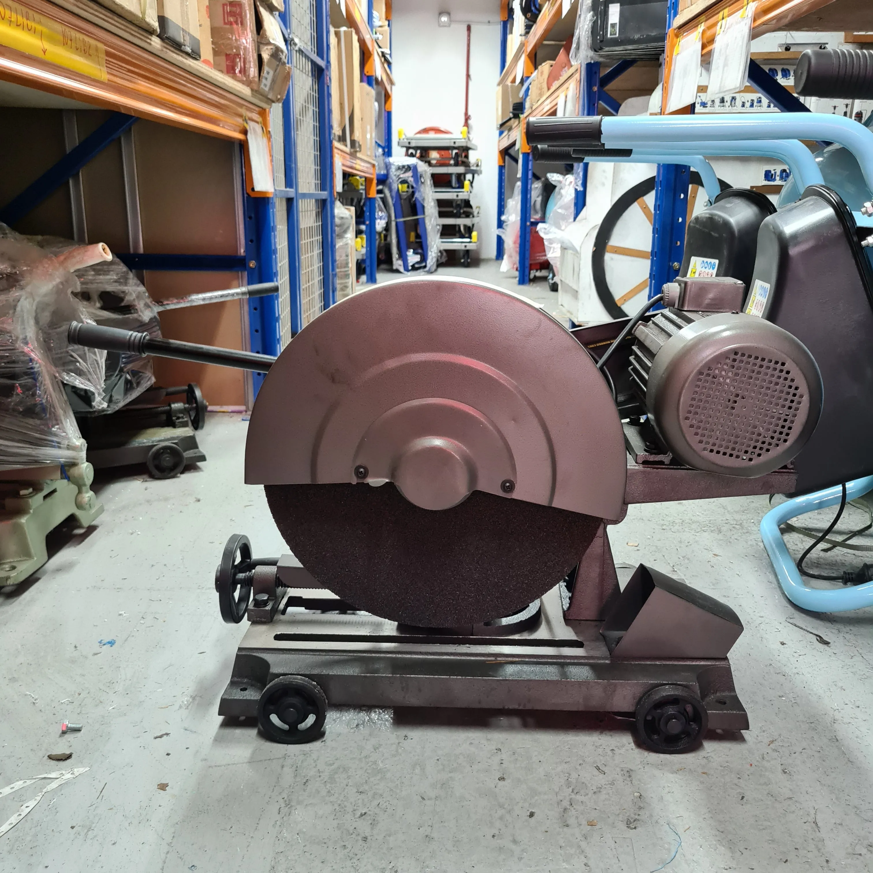 Aiko 16 4HP 3Phase Belt Cutting Machine | Type : With Motor . No Motor  | Model : J3G-400HG