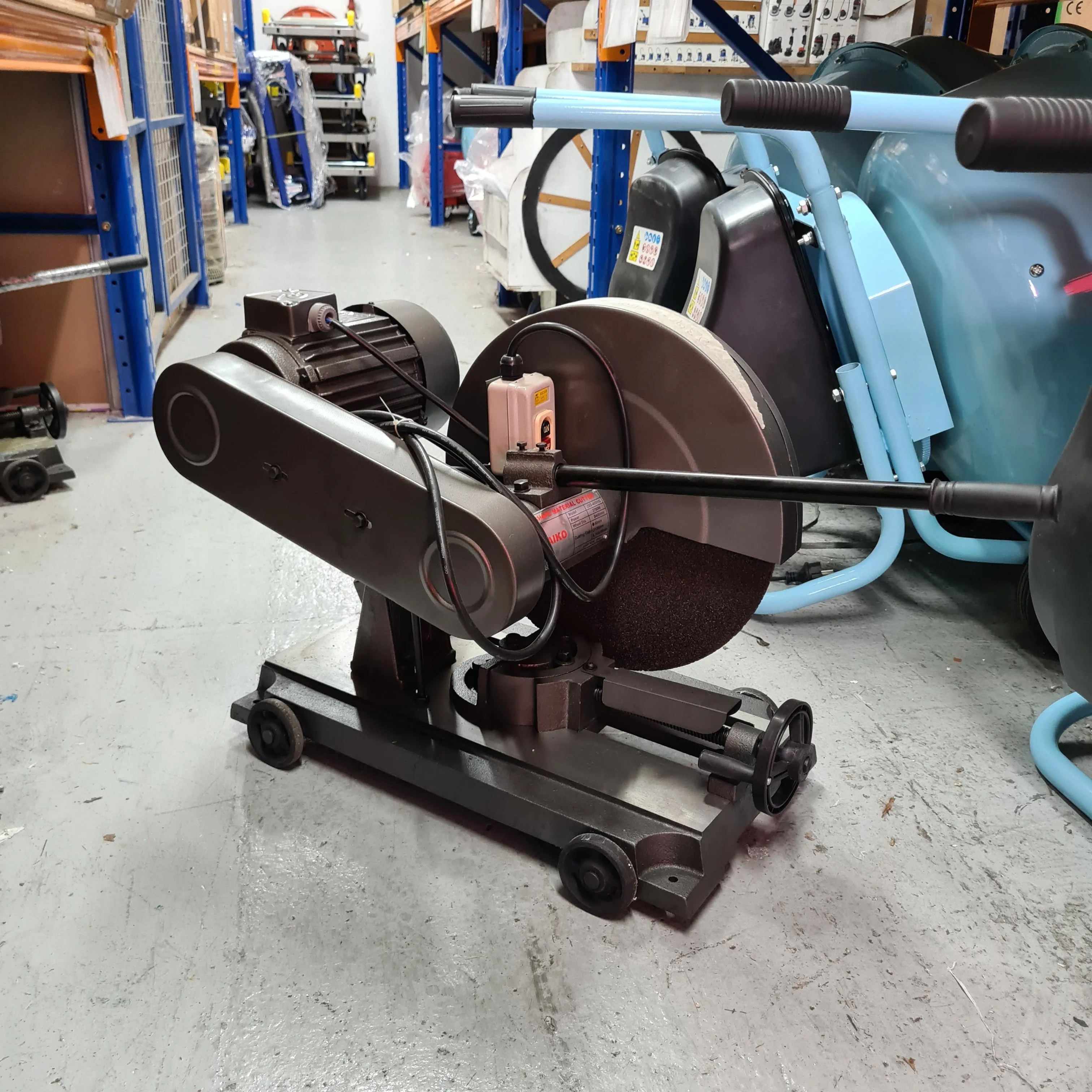 Aiko 16 4HP 3Phase Belt Cutting Machine | Type : With Motor . No Motor  | Model : J3G-400HG