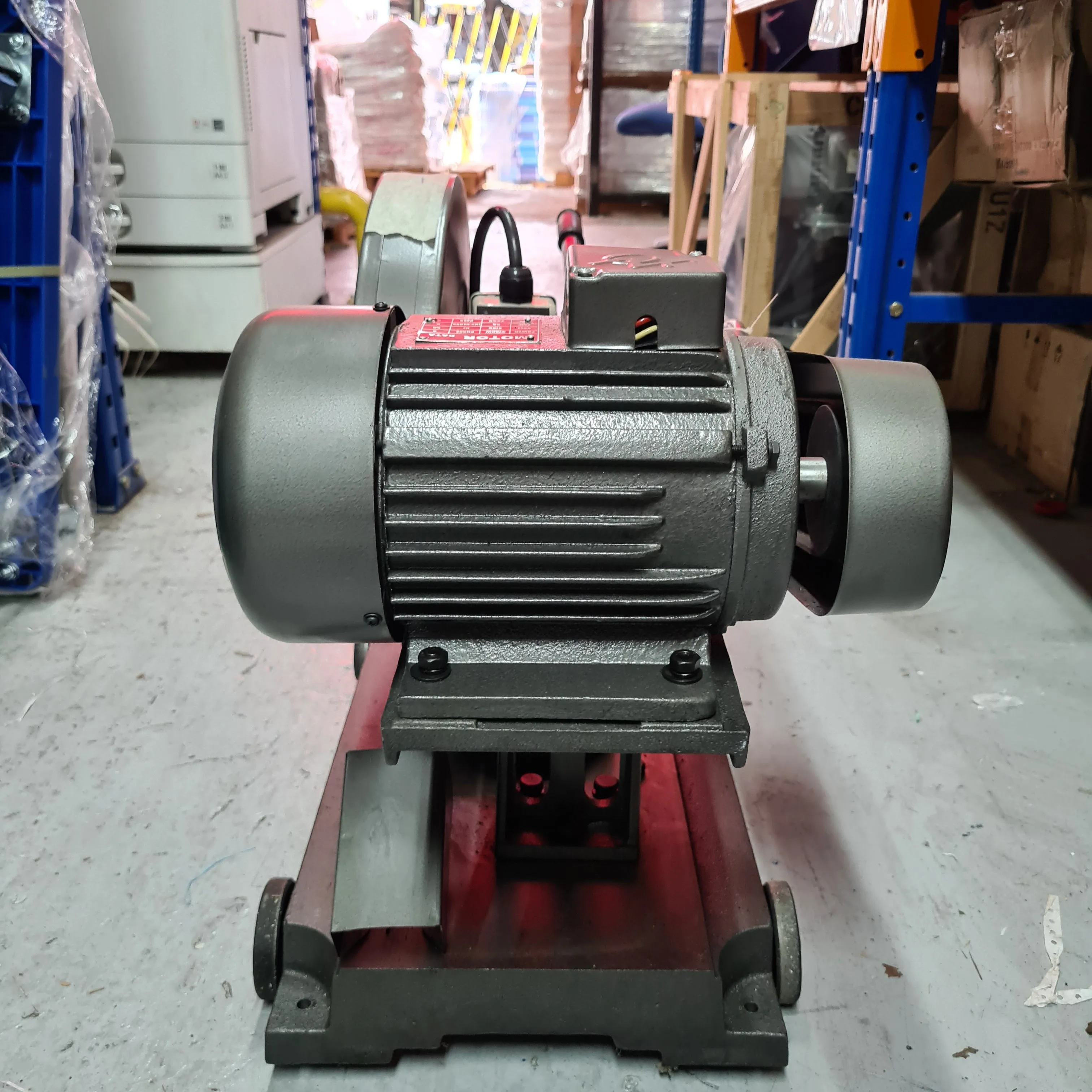 Aiko 16 4HP 3Phase Belt Cutting Machine | Type : With Motor . No Motor  | Model : J3G-400HG
