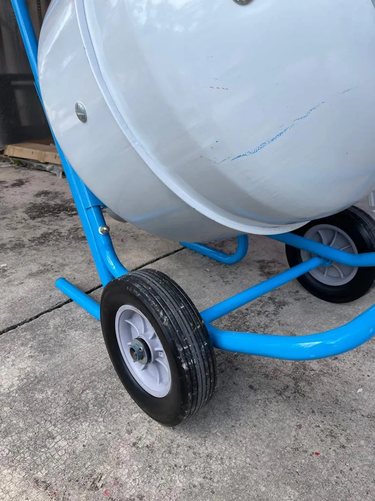 Aiko 160L .240V Cement Mixer Come with Motor (Blue & White) | Model : CMX-HGJ160E