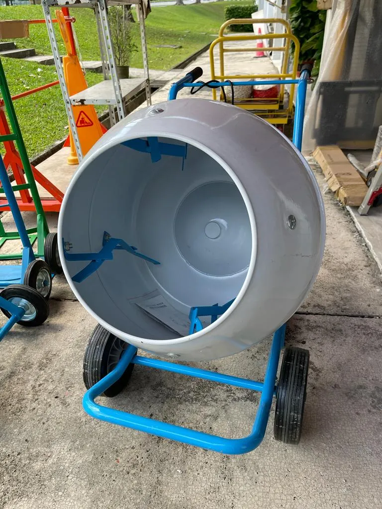 Aiko 160L .240V Cement Mixer Come with Motor (Blue & White) | Model : CMX-HGJ160E