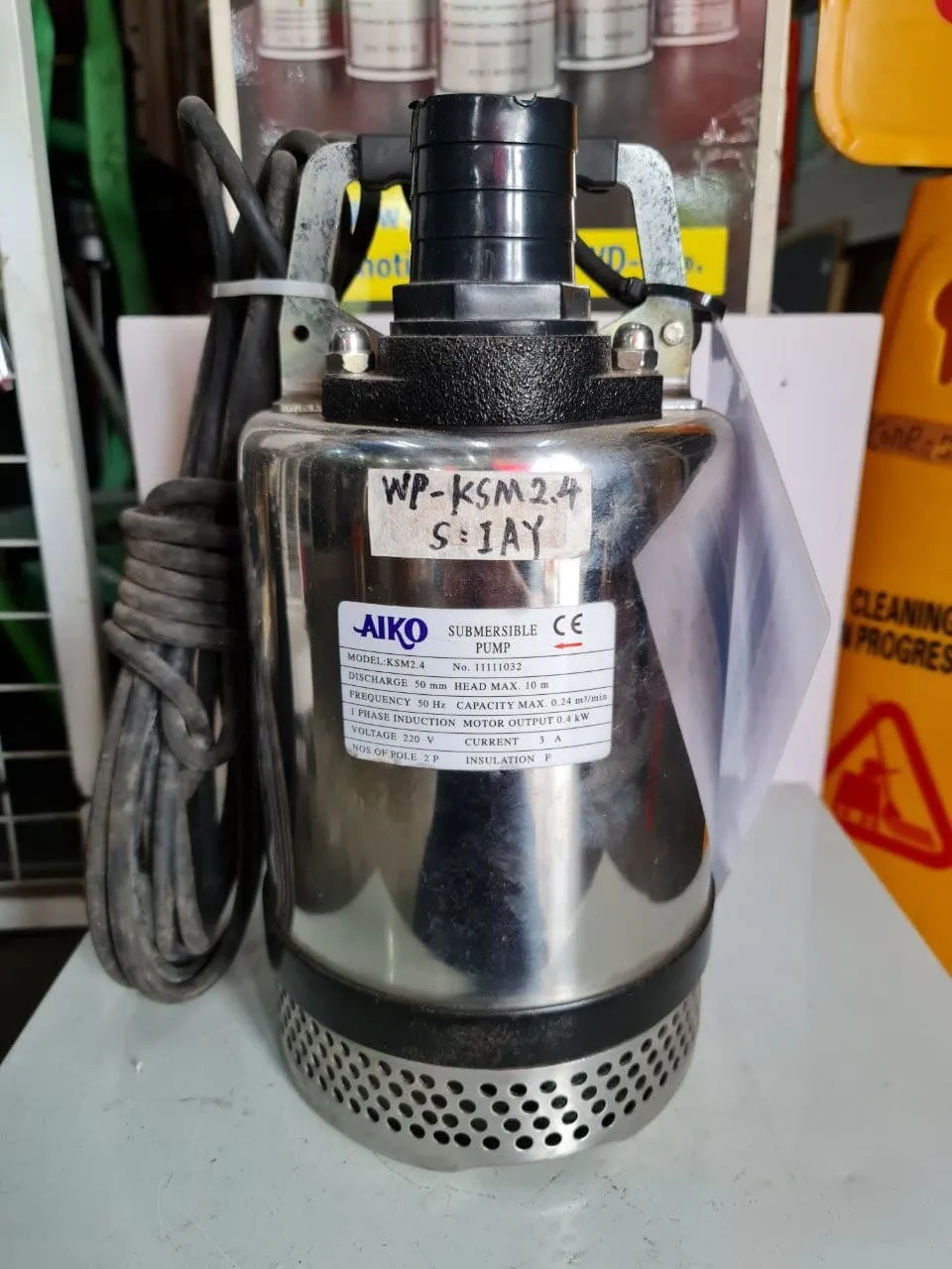 Aiko 2 1/2HP 0.4KW 230V Submersible Water Pump | Model : WP-KSM2.4