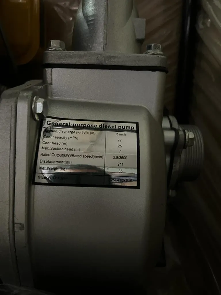 Aiko 2 Diesel Water Pump with   | Model : WP-50KB-2