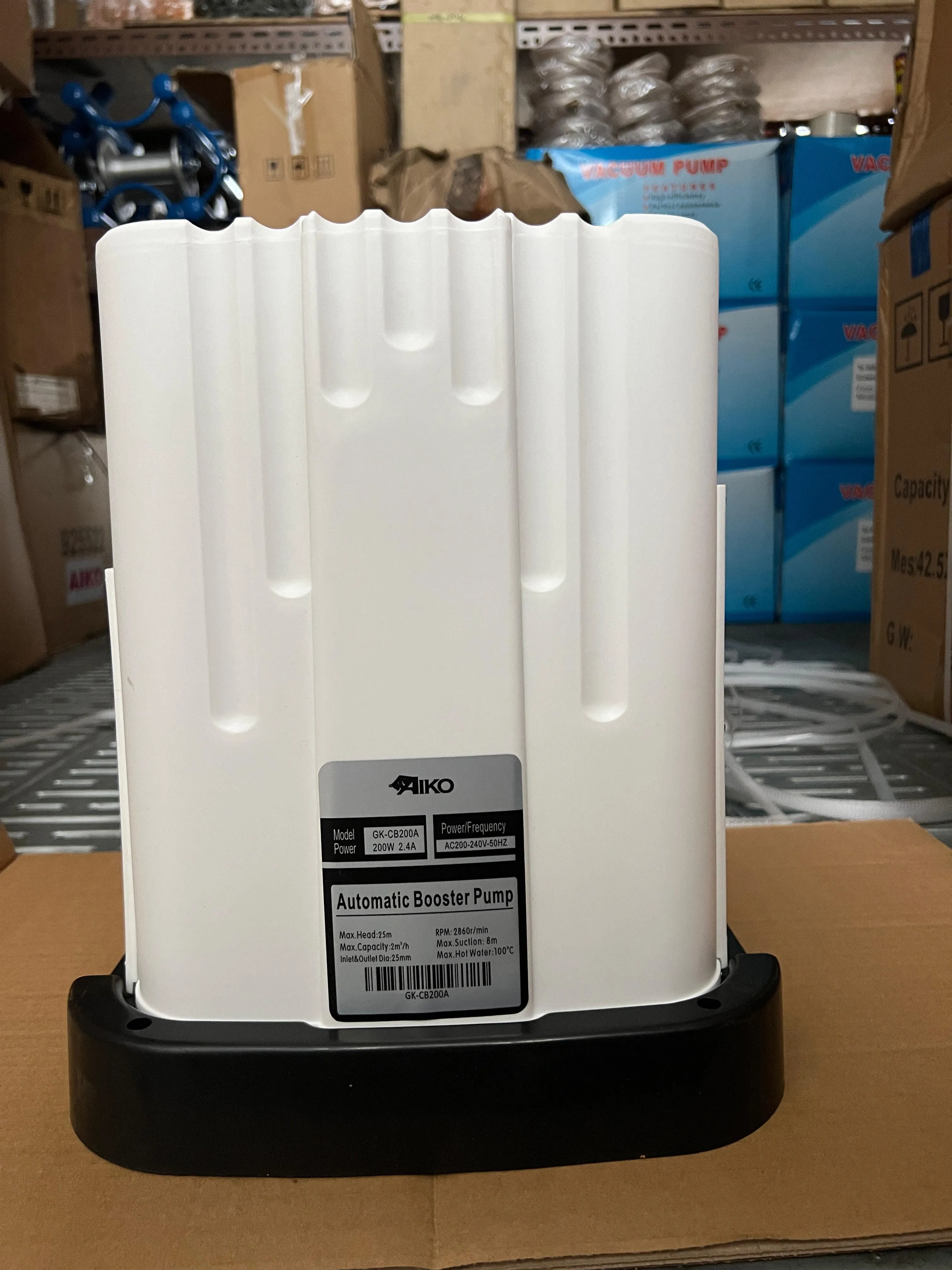 Aiko 200W Automatic Self Priming Booster Water Pump with 2L Tank & Cover 240V 50Hz | Model : WP-GK-CB200A
