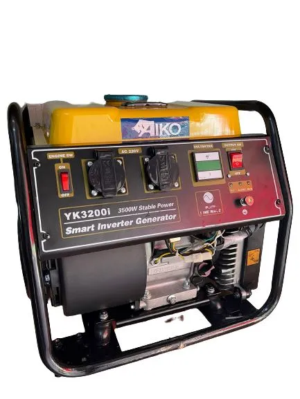 Aiko 220V 3500W Smart Inverter Gasoline Generator with 2 sockets for 3 pin plug | Model: YK3200I