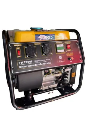 Aiko 220V 3500W Smart Inverter Gasoline Generator with 2 sockets for 3 pin plug | Model: YK3200I
