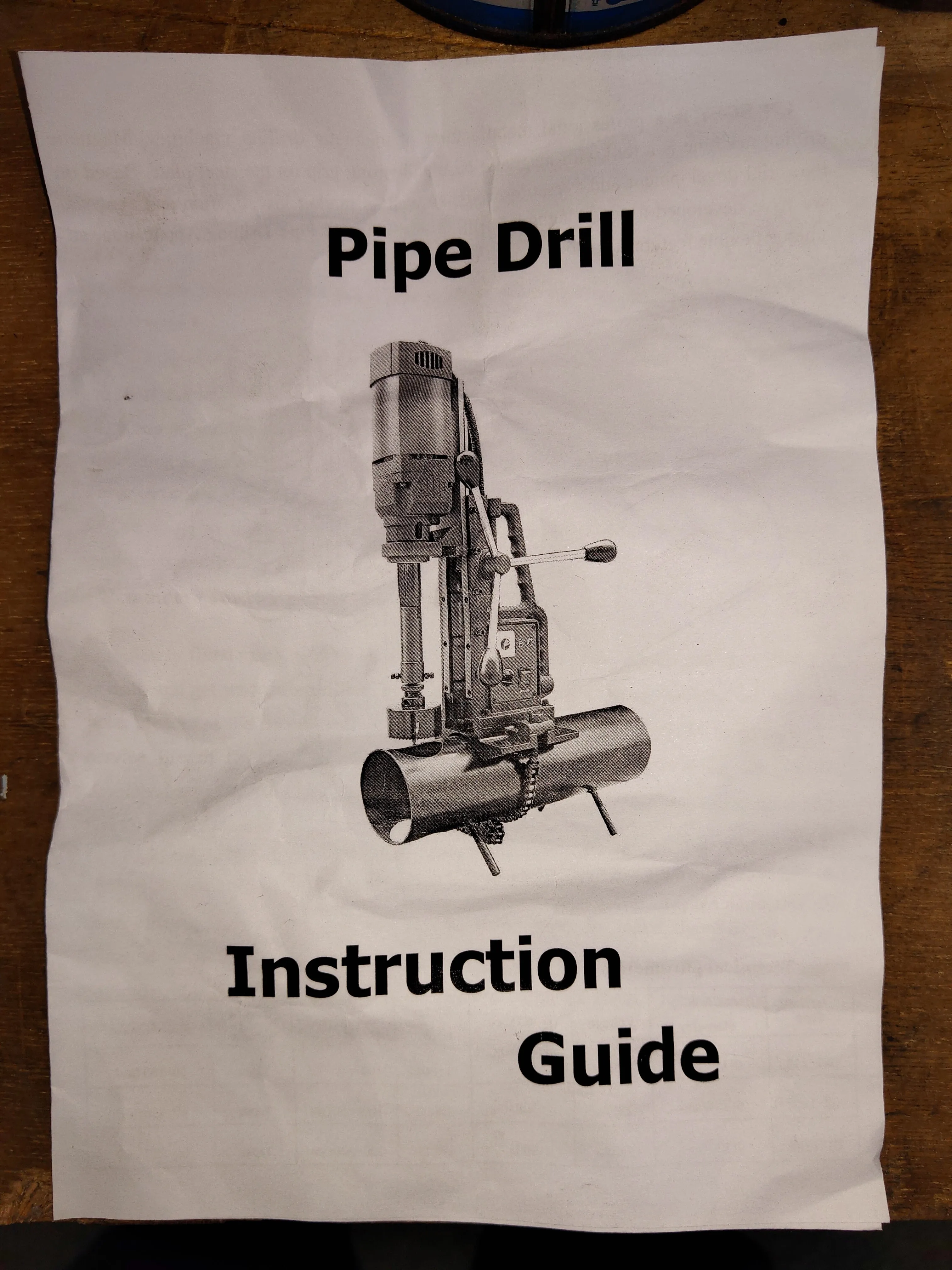 AIKO 220V 50Hz Steel Pipe Drill Machine (219mm Pipe. 114mm Hole Cutting) | Model : PD-GJ-120E