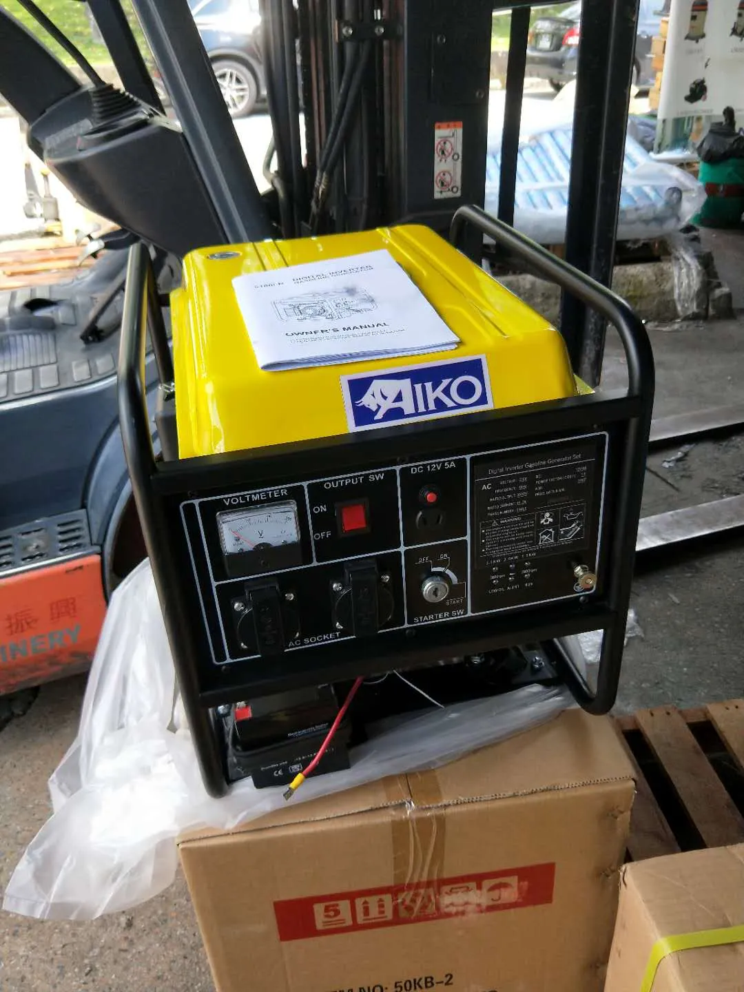 Aiko 3500W Inverter Gasoline Generator with battery | Model : NH3500I