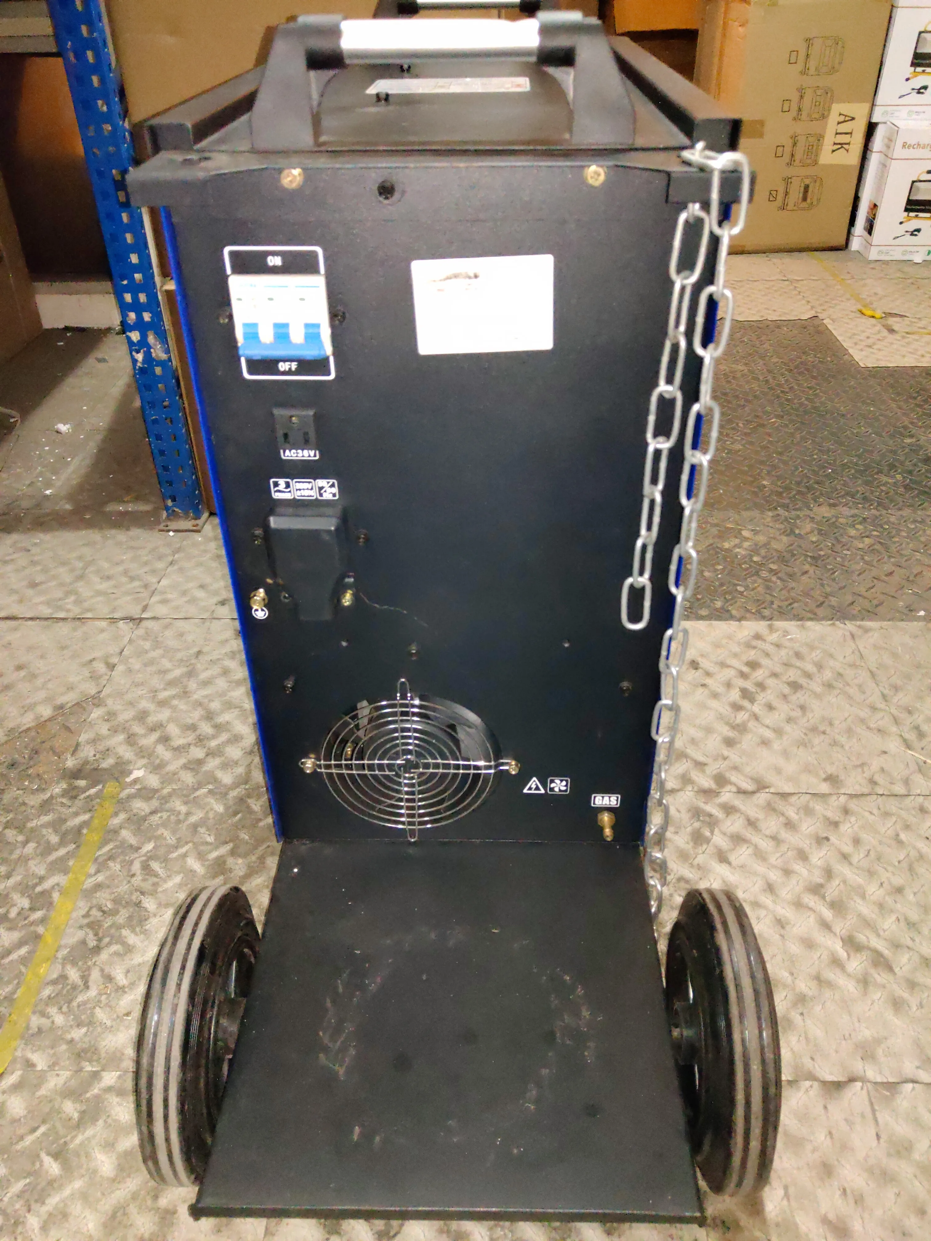 Aiko 380V 60Hz MIG Welding Machine Pulse Welder With Gas Tank Trolley Come With 4m Torch. 3m Earth Cable & Gas Hose | Model: W-MIG280P