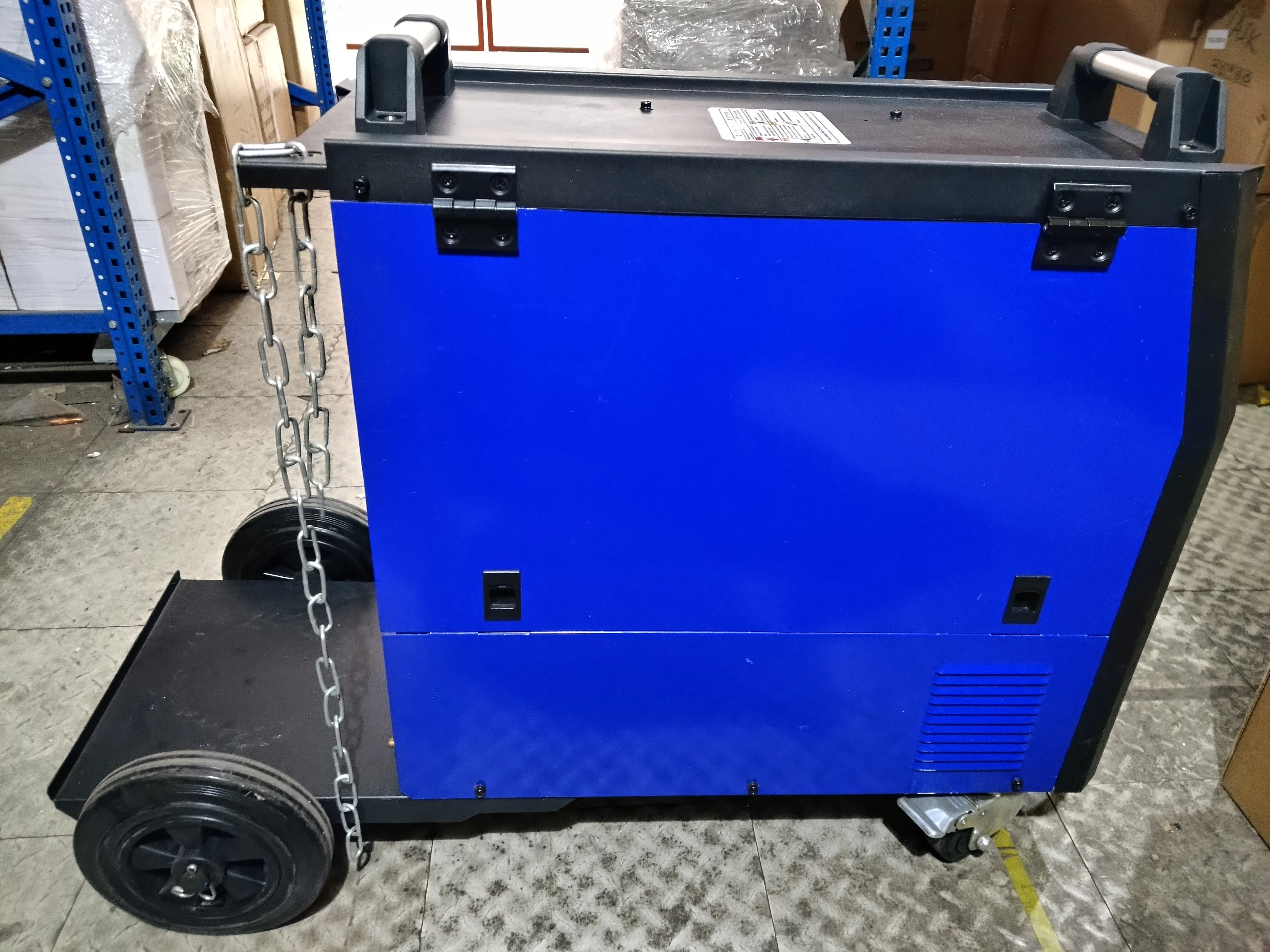 Aiko 380V 60Hz MIG Welding Machine Pulse Welder With Gas Tank Trolley Come With 4m Torch. 3m Earth Cable & Gas Hose | Model: W-MIG280P