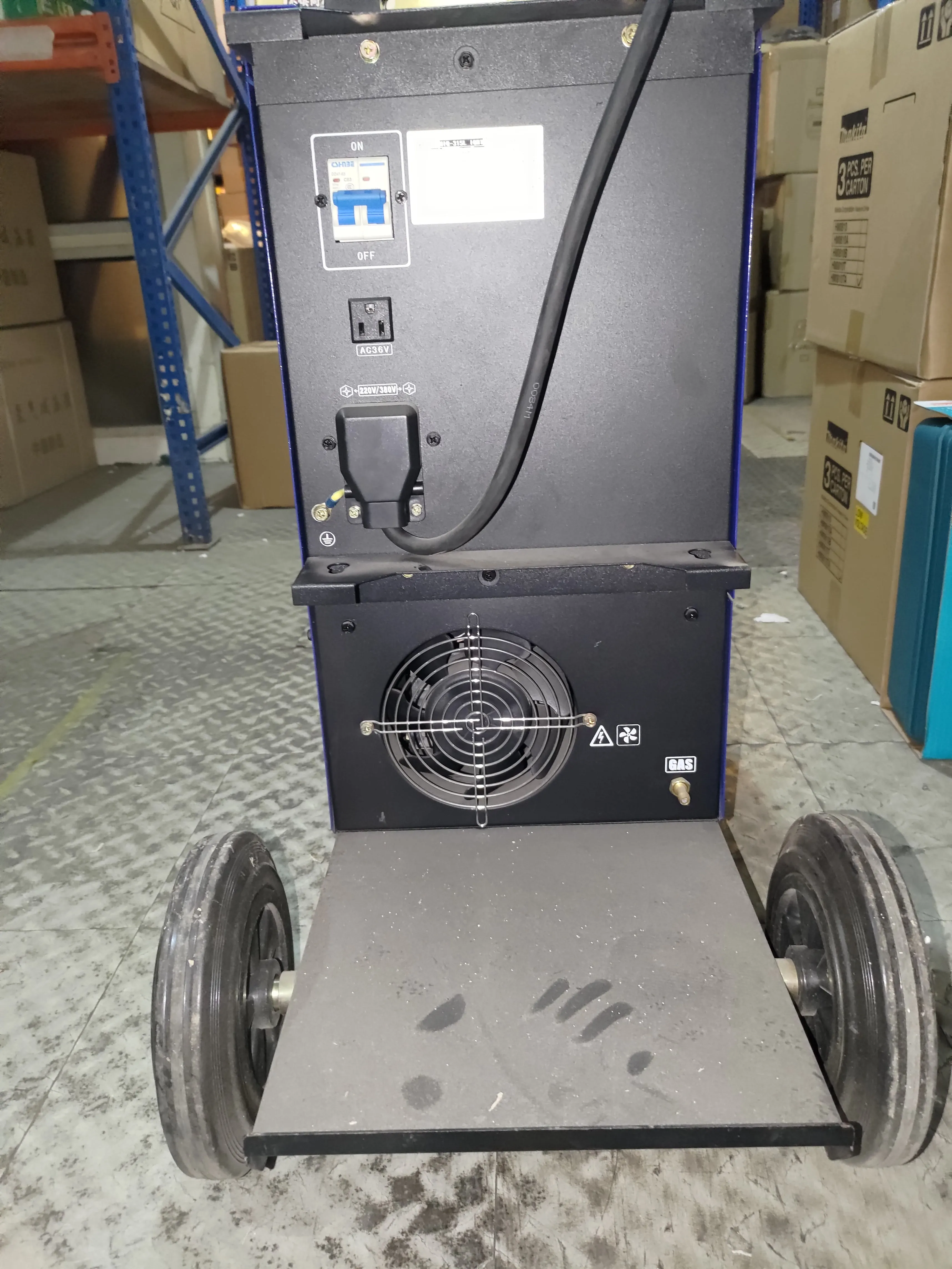 Aiko 380V 60Hz MIG315 Welder With Gas Tank Trolley Dual Voltage come with 4m Torch. 3m Earth Cable & Gas Hose | Model: W-MIG315