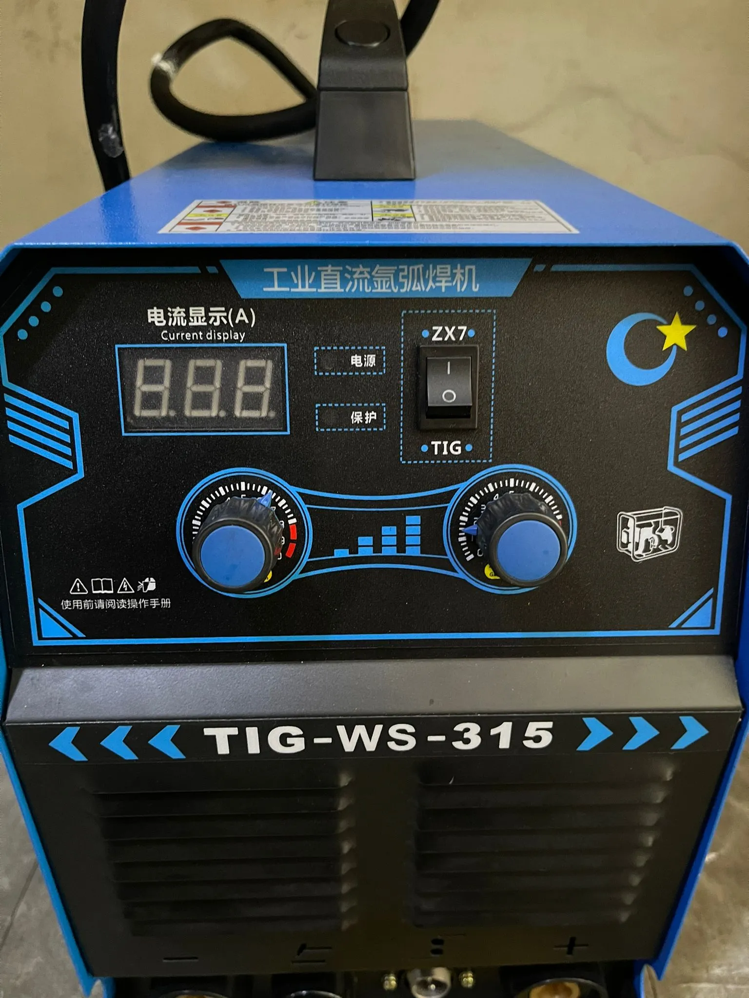 Aiko 380V Tig315 3 Phase Welding Machine with 8M Wp26-3 & 2.5M Ground & Welding Cable | Model : W-TIG315-YM