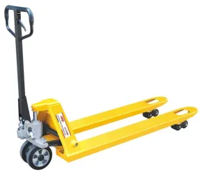 Aiko 3Ton Pallet Truck (550x1150x85 mm) Single Nylon Yellow Hand | Model : PT-CBY3N-550