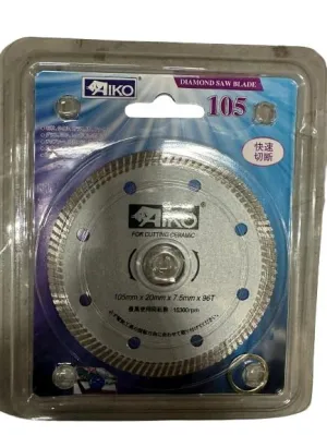Aiko 4 Diamond Blade 105*20*7.5mm 96T For Ceramic | Model: DB-ACDS-4S