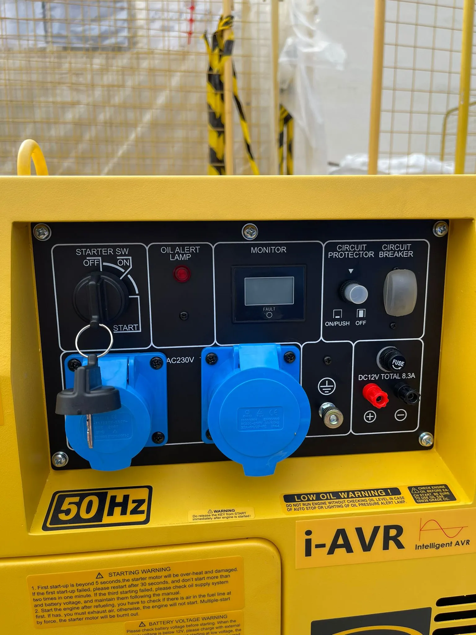 Aiko 4.5kva.  240v . 50hz . 4-stroke Silent Diesel Generator | Model : RDE6500TI