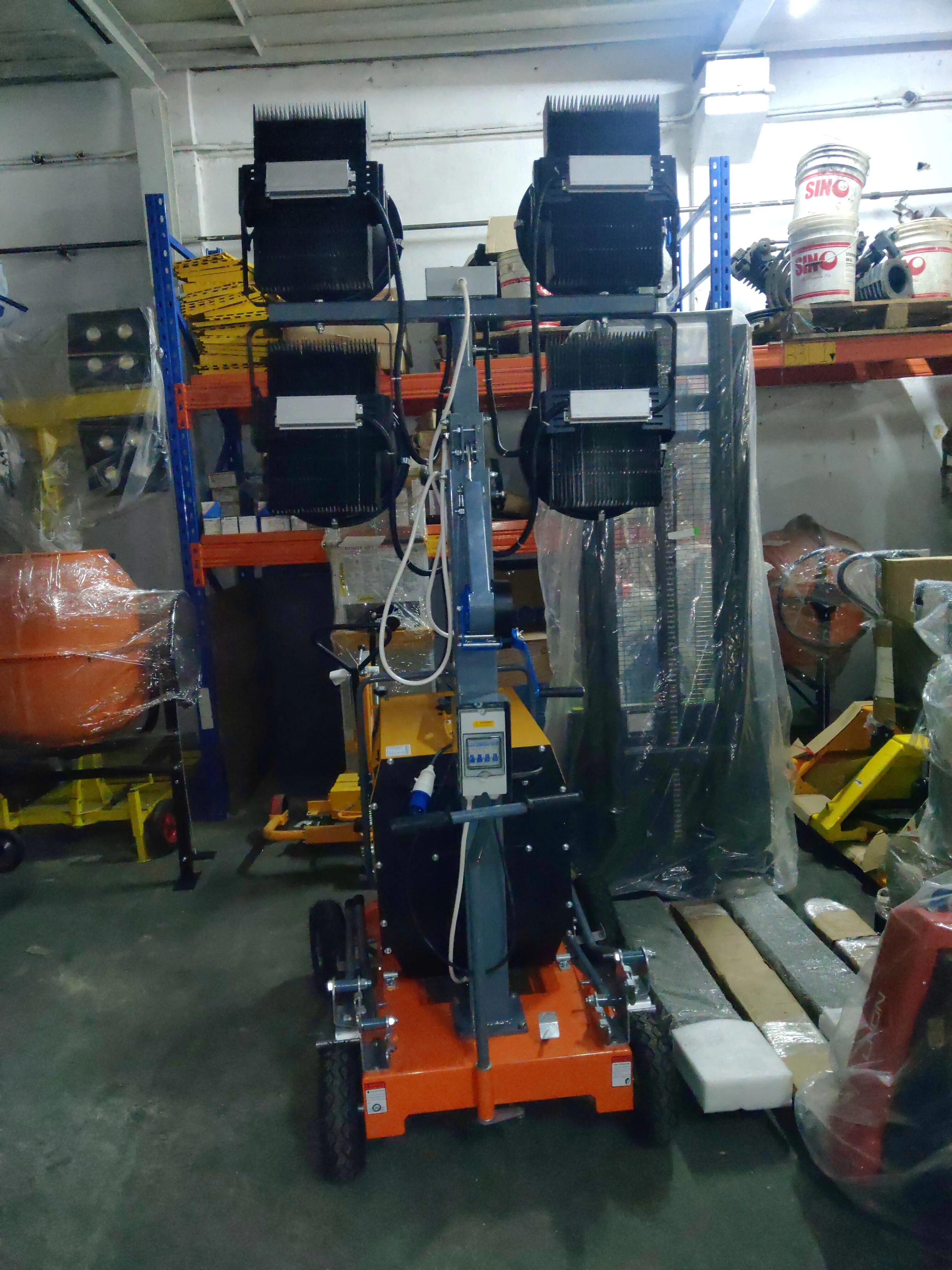 Aiko 4x 300W LED Tower Light Come With Diesel Generator | Model: HZM400D