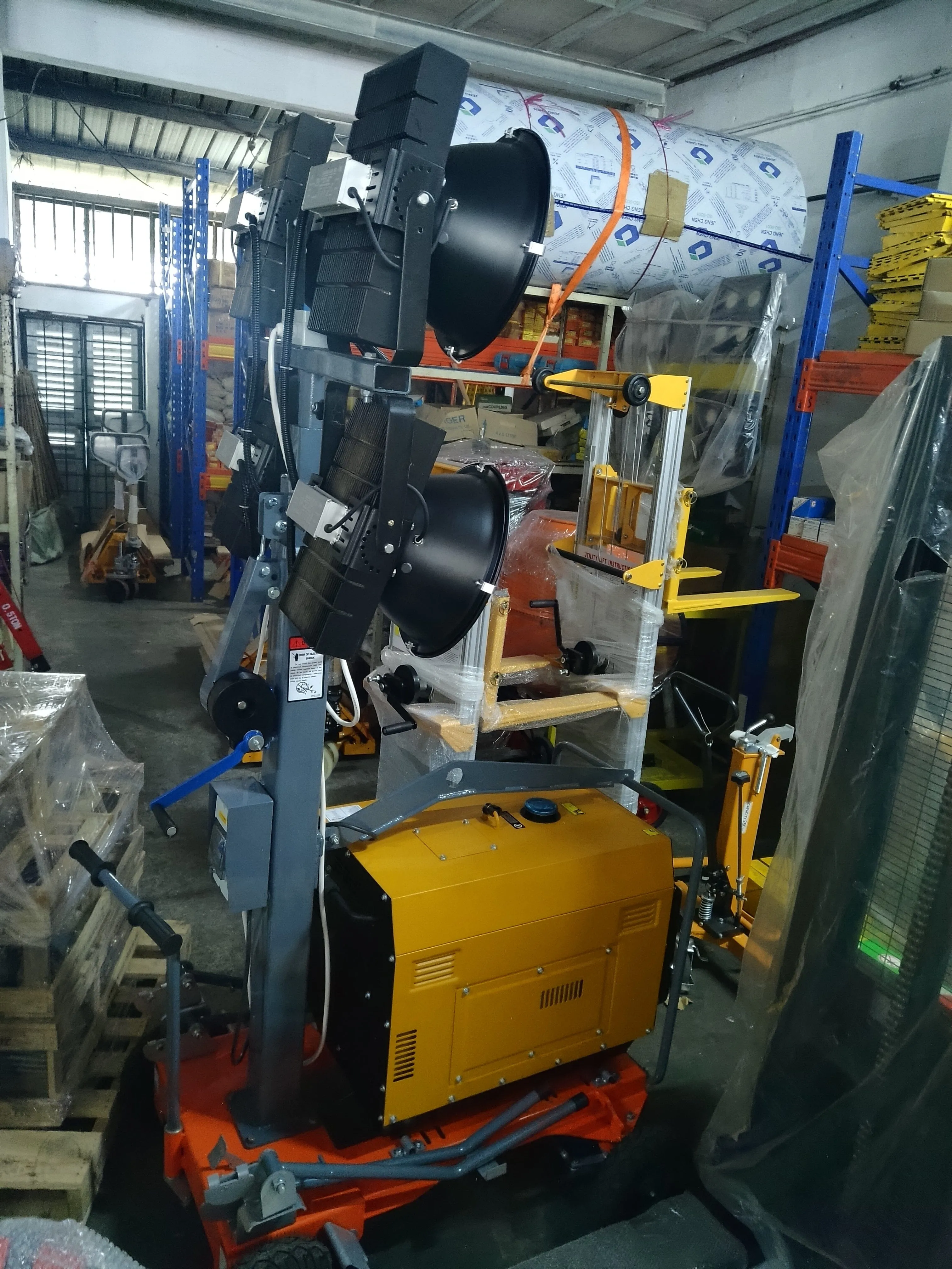 Aiko 4x 300W LED Tower Light Come With Diesel Generator | Model: HZM400D