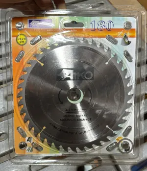 Aiko 7 180*25.4*40T  Wood Blade (Prof) | Model: SBA-W18040HD