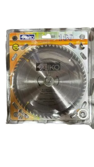 Aiko 7 180*25.4*60T Wood Blade (Prof) | Model: SBA-W18060HD