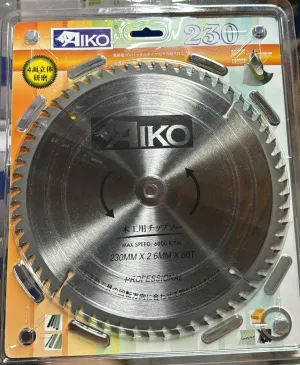 Aiko 9 230*25.4*60T Saw Blade For Wood (Normal) | Model: SBA-W23060TM