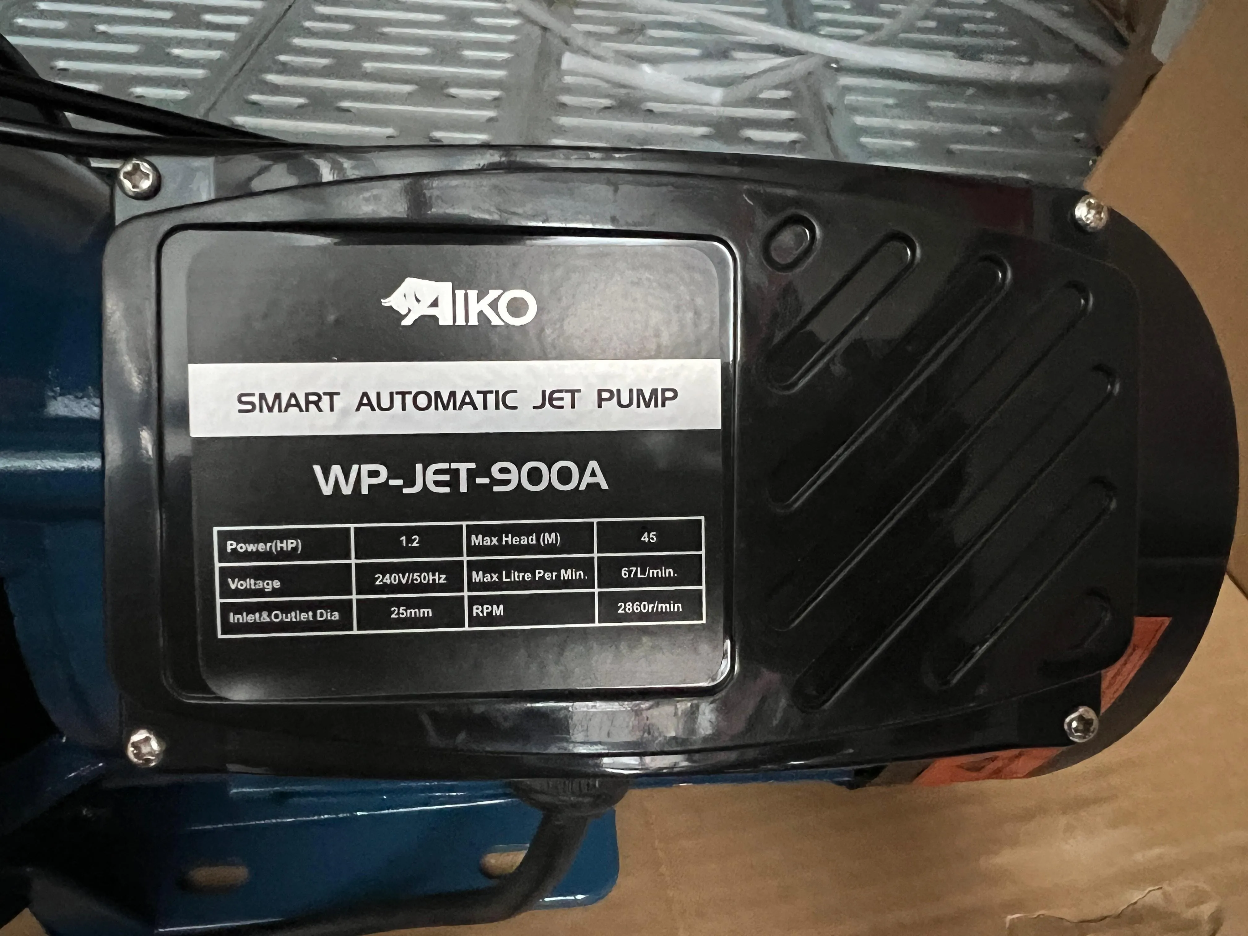Aiko 900W 1 Automatic Self Priming Water Pump with 2L Tank | Model : WP-JET-900A