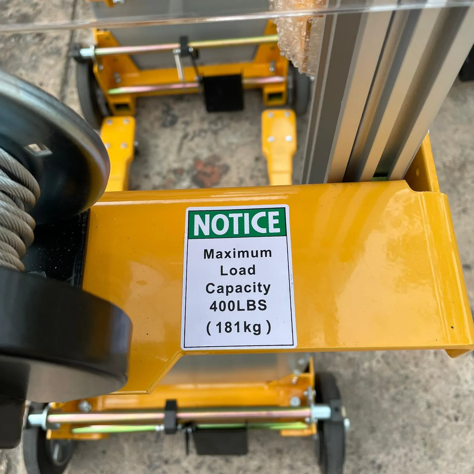 Aiko Aluminium High Lift Stacker 181Kg/2.5M-3M | Model : PT-STD181