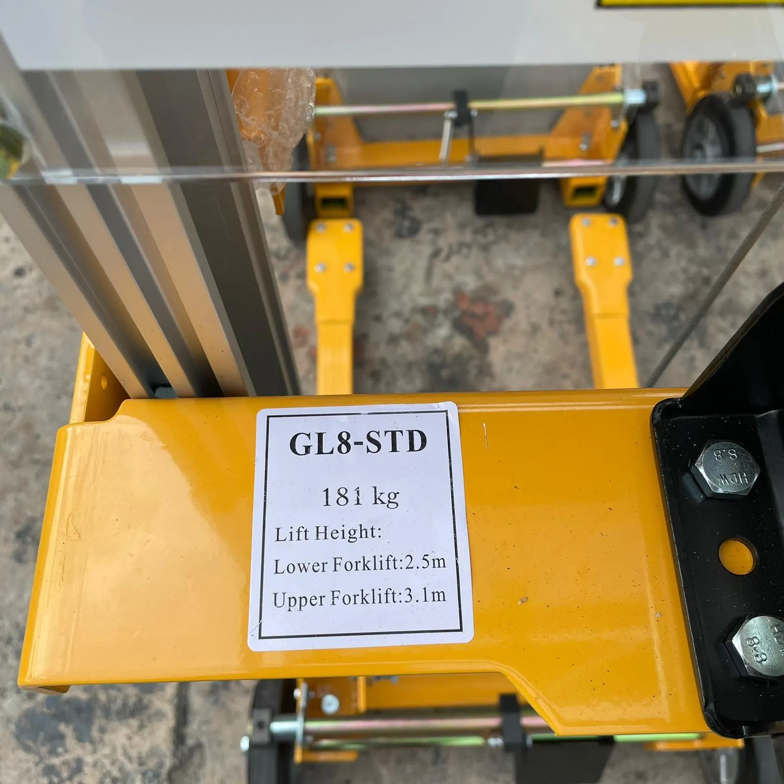 Aiko Aluminium High Lift Stacker 181Kg/2.5M-3M | Model : PT-STD181