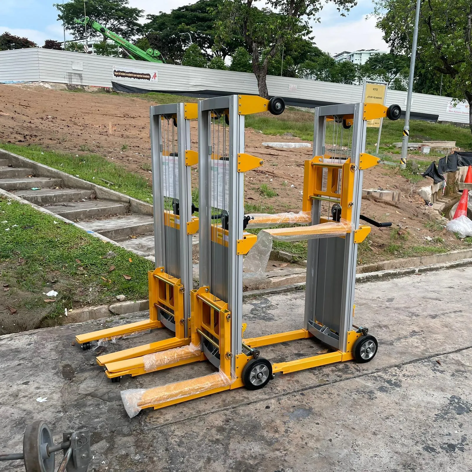 Aiko Aluminium High Lift Stacker 181Kg/2.5M-3M | Model : PT-STD181