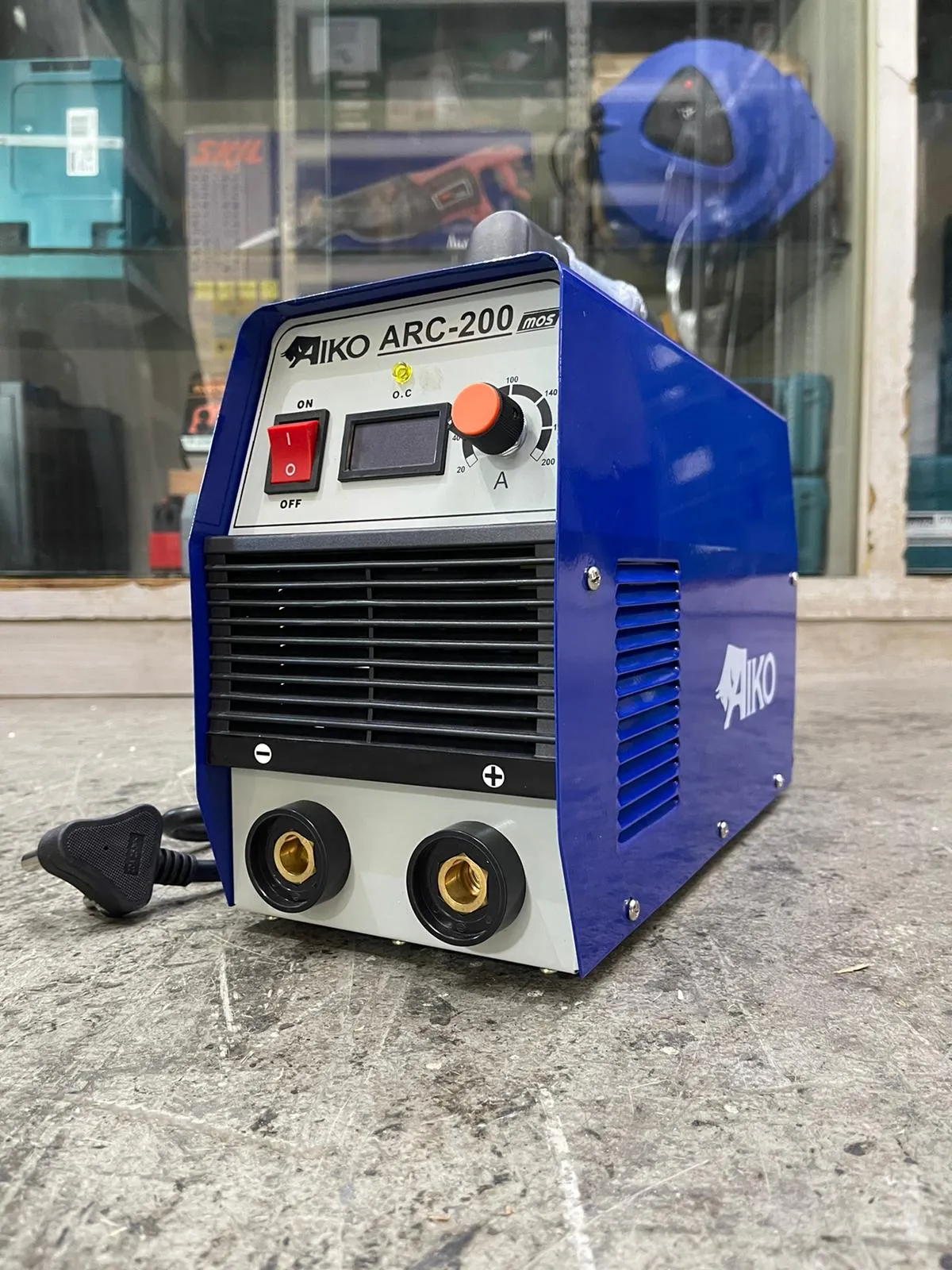 Aiko ARC200 (IGBT) Welder 200Amp 230V C/W 3m 25mm2 Welding Cable & 3m Earth Cable | Model : W-ARC200