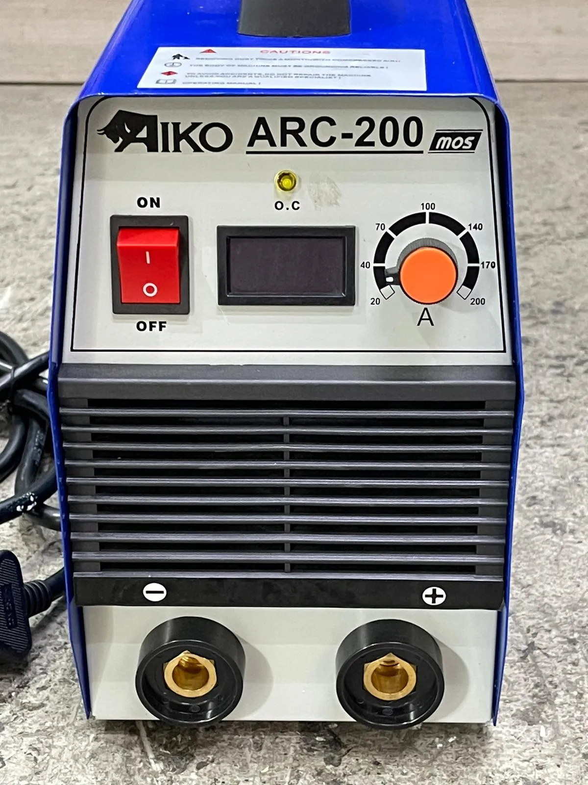 Aiko ARC200 (IGBT) Welder 200Amp 230V C/W 3m 25mm2 Welding Cable & 3m Earth Cable | Model : W-ARC200
