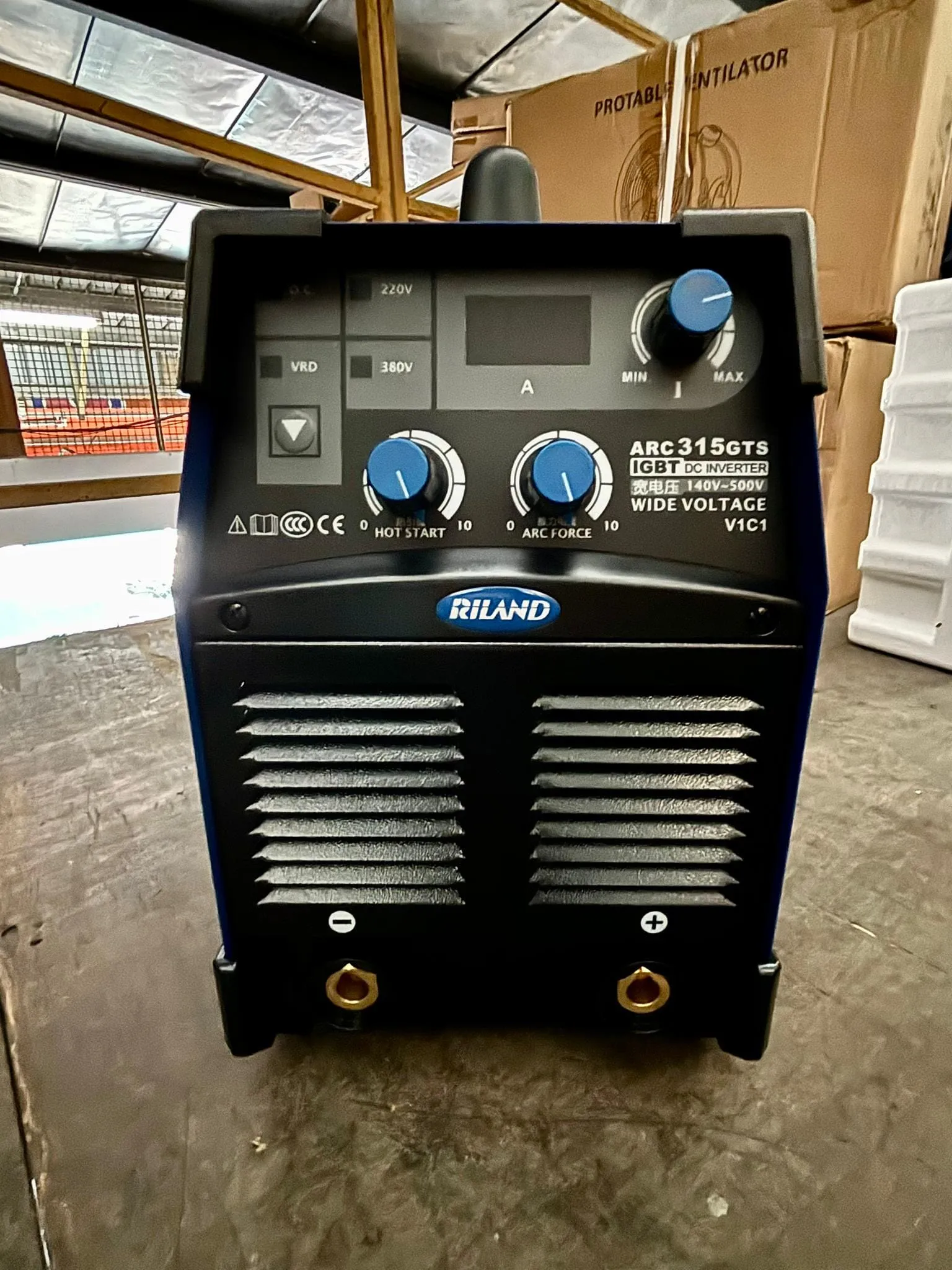 Aiko ARC315GTS (1P/220V.380V) Welder W/3M Welding Cable & 3M Ground Cable | Model : W-ARC315GTS-R