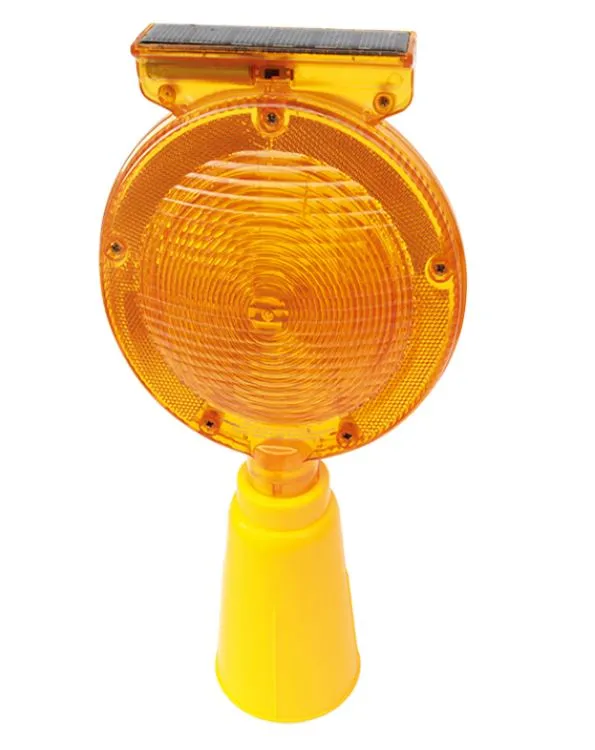 Aiko Barricade Flashing Yellow Light for Cone with Solar | Model : RL-7368