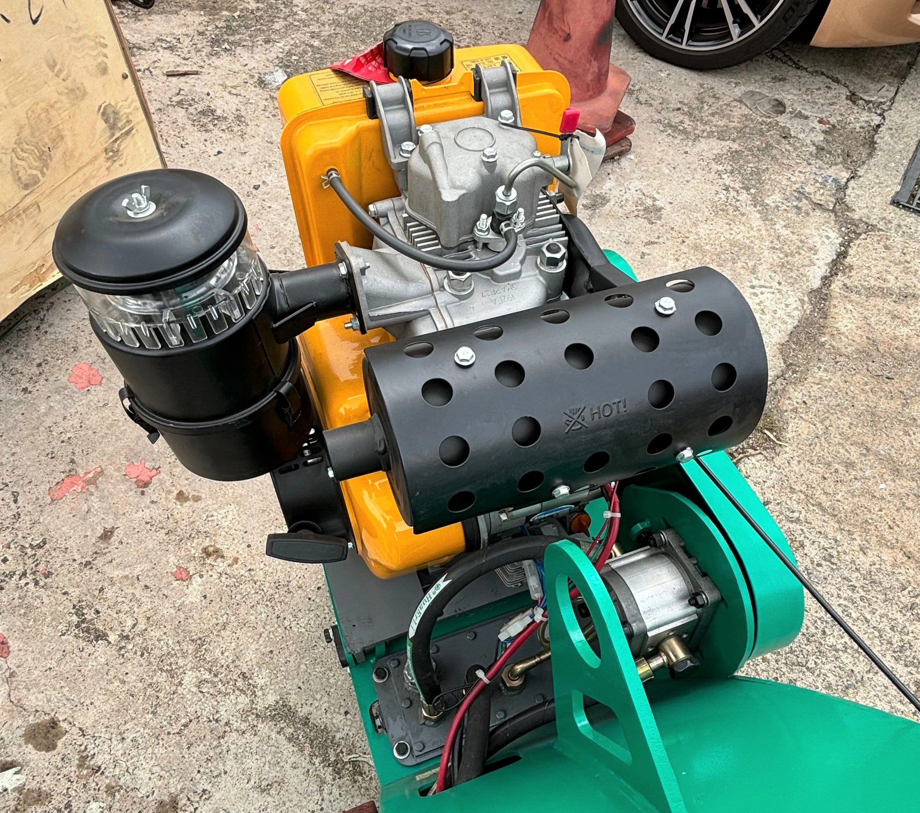 Aiko Diesel Floor Scraper Machine #ZFC-250D | Model : ZFC-250D