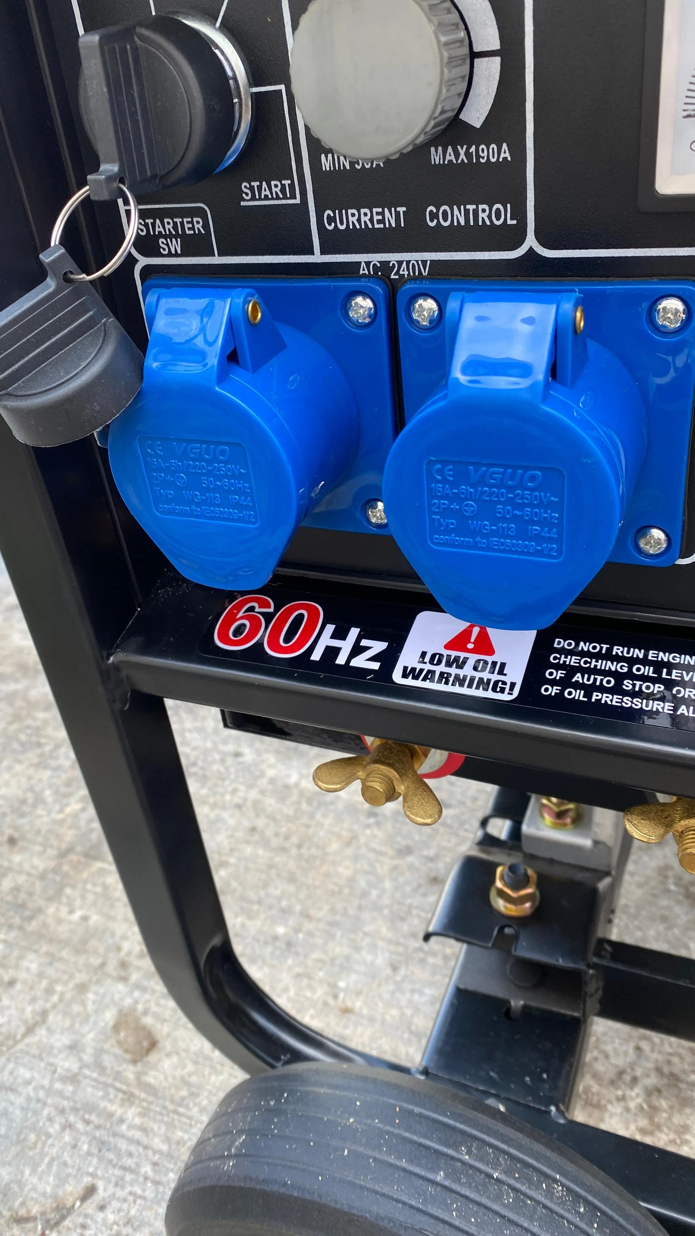 Aiko Diesel Welding Generator 180amp C/W 186FAE Engine | Model : 6GFCLEW-186FAE