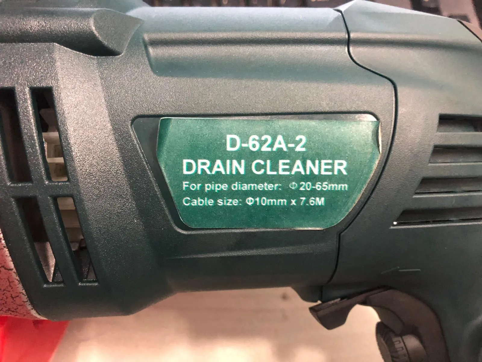 Aiko Drain Cleaner Machine 220V. 705W | Model : DC-D62A