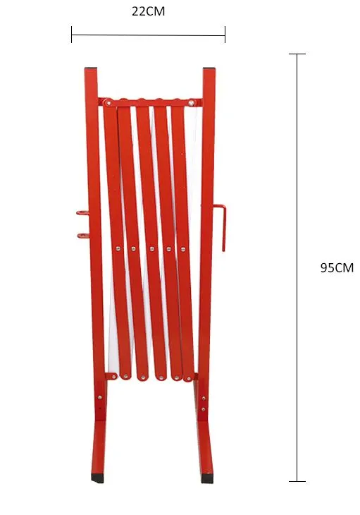 Aiko Expanding Gate 22Cm-2.5M High 95Cm Yellow/Black (With Wheel) #7613 | Model : GATE-7613-W