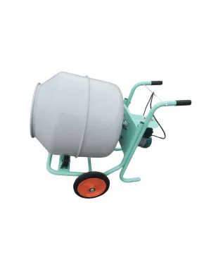 Aiko Heavy Duty Cement Mixer with Gear Type 160L (Green & White) C/W Support Roller & 230V Motor | Model : CMX-ESD 160L