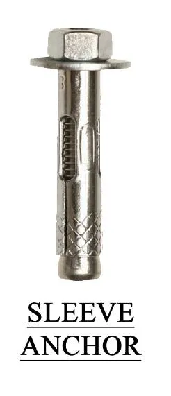 Aiko M12x60MM SS Sleeve Anchor  | Model : SA-SS-A1260