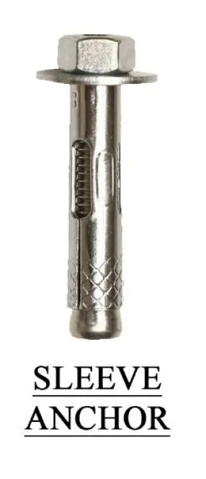 Aiko M12x60MM SS Sleeve Anchor  | Model : SA-SS-A1260