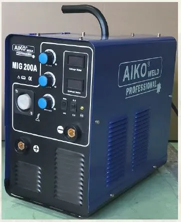 Aiko MIG200A IGBT Welding Machine C/W RG AK15/4M 3M Earth And Trolley | Model : W-MIG200A